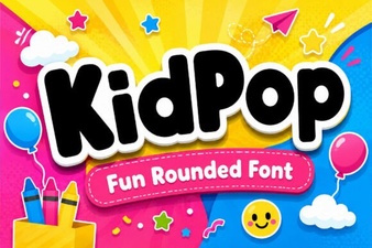 Kidpop Fonts for Creative Projects & Designs