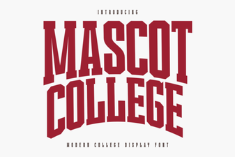 The Mascot College Font: Design & Project Guide
