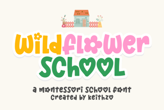 A Playful Font for Creative Education Projects