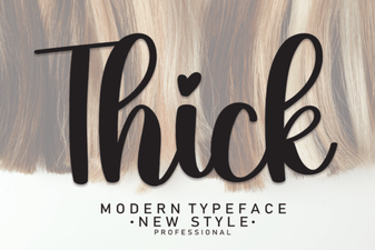Thick Fonts for Bold, Impactful Design Projects
